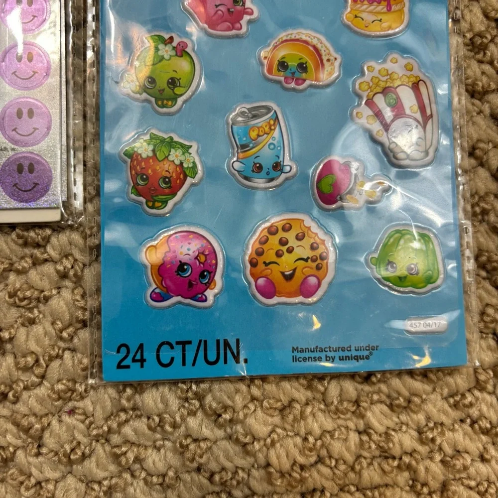 Lot of 7 Packs‎ of Brand new Stickers